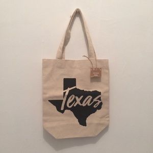 Canvas Texas Tote Bag